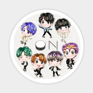 BTS CHIBI Outfits from 'ON' Kinetic Manifesto Film Magnet